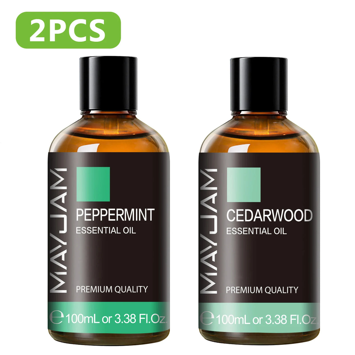 100ML Pure Plant Essential Oil Mint Bergamot Patchouli Citronella Lemongrass Chamomile Cedarwood For Reed Diffuser Humidifier