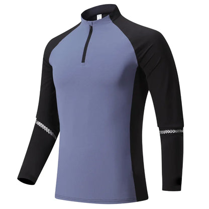 Athletic Pullovers Sport Shirt Men Fitness Training Tops Gym Casual Running Long Sleeve Male Outerwear Jogging Sport Clothing
