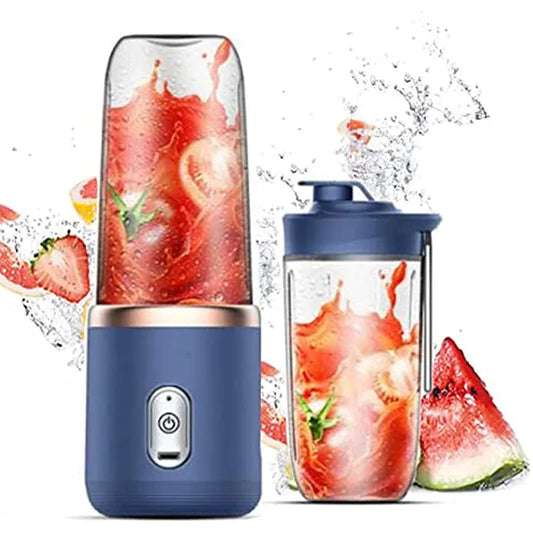 Portable Juicer Blender 400ml Electric Fruit Juicer USB Charging Lemon Orange Fruit Juicing Cup Smoothie Blender Machine