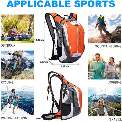 18L Ultralight Outdoor Sports Backpack Climbing Hiking Running Backpack Cycling Men Waterproof Hydration Vest Backpack 2l Water