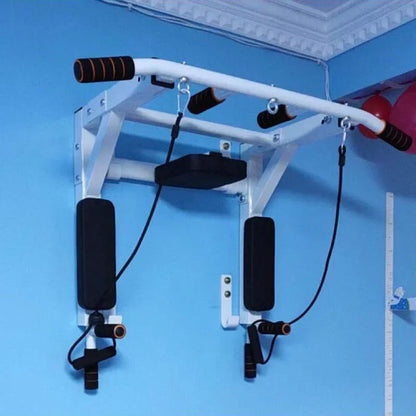 Home Gym Pull-ups Bar Horizontal Bar Wall Pull-ups Bar Wall Indoor Fitness Equipment Boxing Power Rope Sling Training SJ