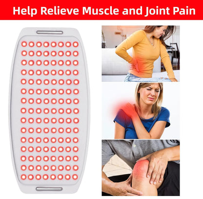 Red Light Therapy Belt for Body Cordless Near Infrared Light Therapy Pain Relief & Inflammation with Soft Breathable Fabric