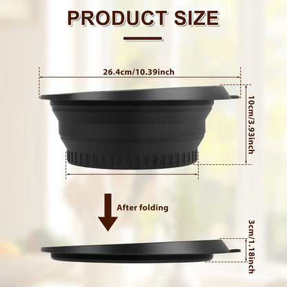 Foldable Face Ice Bath Bowl Facials Plunge Washbasin Silicone Portable Travel Home Skincare Ice Facials Bath