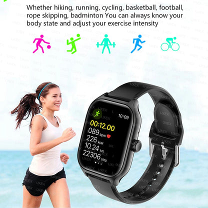 2026 New Fashion Smartwatch Men 2.01 HD Bluetooth Call Alarm Clock Custom Photo Health Tracking Watches Smart Women Offers Today
