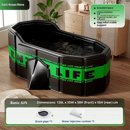 Portable Ice Bath Tub Foldable Adult Cold Therapy Recovery Soak Bathtub Spa Workout Relaxation Banheira Bebe Baignoire Banheira