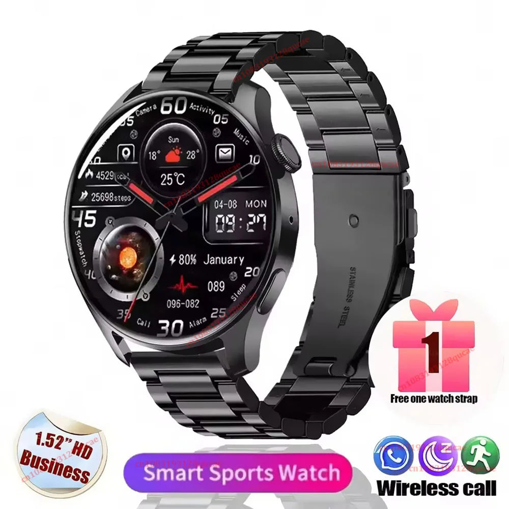 Watch 5 Pro New Men's Smartwatch High-Definition Screen Health Tracking Bluetooth Calls Voice Assistant Sports Smartwatches Hw12