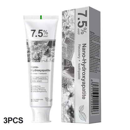 1/3/5pcs Hydroxyapatite Toothpaste,Gentle Mint,Breath Refreshing Whitening Toothpaste,Stain Removal Tooth Paste,Oral Care