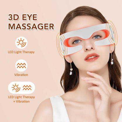 EMS Red Light Eye Massager Eyes Fatigue Relief Relaxation Relieve Dark Circles Eye Bag Removal Eye Care Beauty Machine