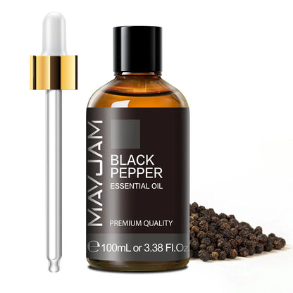 100ML Pure Plant Essential Oil Mint Bergamot Patchouli Citronella Lemongrass Chamomile Cedarwood For Reed Diffuser Humidifier