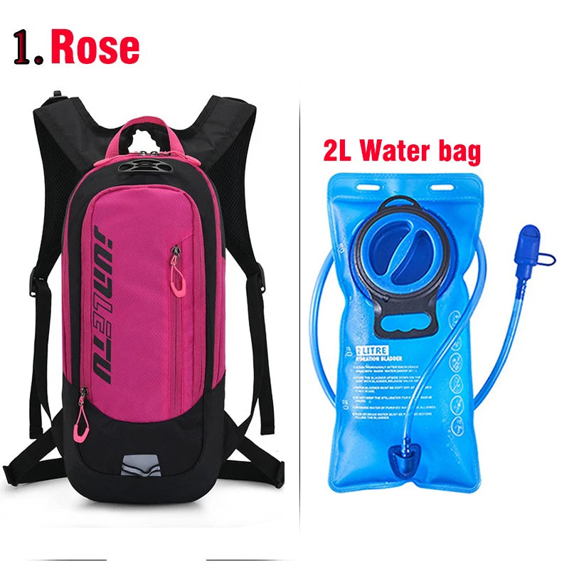 Outdoor Sports Water Bag Backpack Set 2L Breathable Waterproof Rucksack Hydration EVA Inner Bladder Knapsack Night Reflective