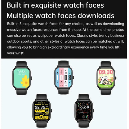 2026 New Fashion Smartwatch Men 2.01 HD Bluetooth Call Alarm Clock Custom Photo Health Tracking Watches Smart Women Offers Today