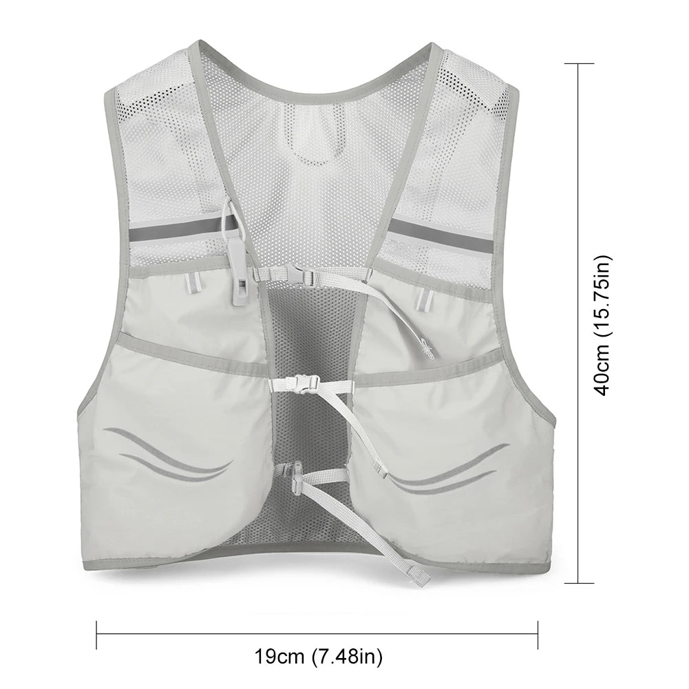 Hydration Jogging Vest Ultralight Breathable Hydration Vest Running Bag Running Race Hydration Vest for Cycling Marathon Hiking