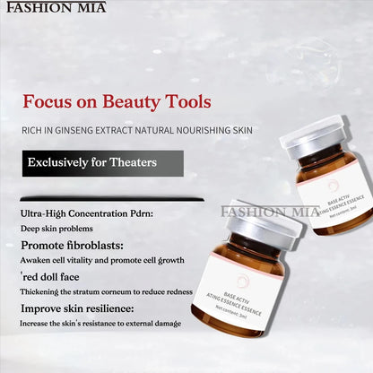 Korea 3ml Facial Salmon DNA Hydrating Glow Serum Skin Booster Kit Repair Redness Hydration Whitening Beauty Skincare
