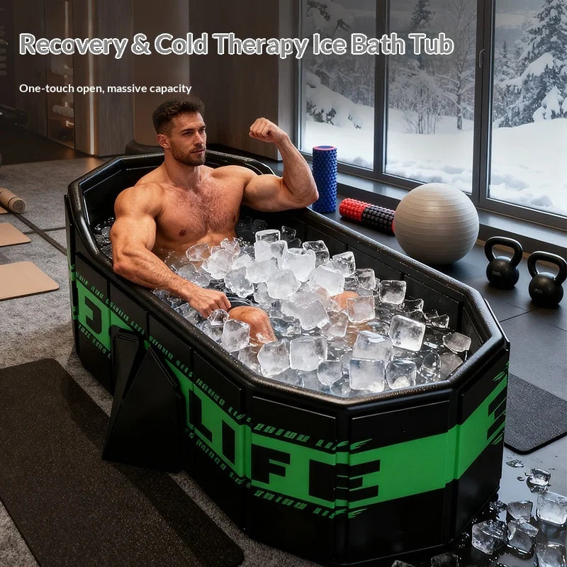 Portable Ice Bath Tub Foldable Adult Cold Therapy Recovery Soak Bathtub Spa Workout Relaxation Banheira Bebe Baignoire Banheira