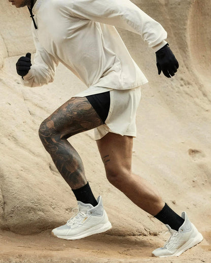 Mens 2 IN 1 Fitness Shorts Breathable Jogger Shorts Nylon Soft Gym Bodybuilding Huge Running Shorts with Phone Pocket Plus Size