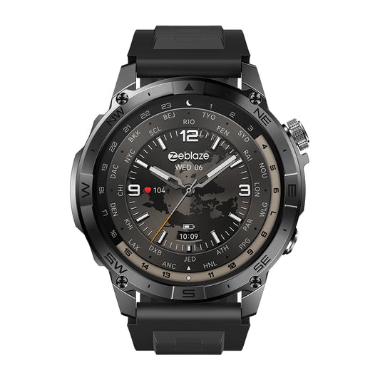 Zeblaze Stratos 2 Plus 1.43 inch AMOLED GPS Health and Fitness Barometric Altimeter Compass 3 ATM Waterproof Smart Watches