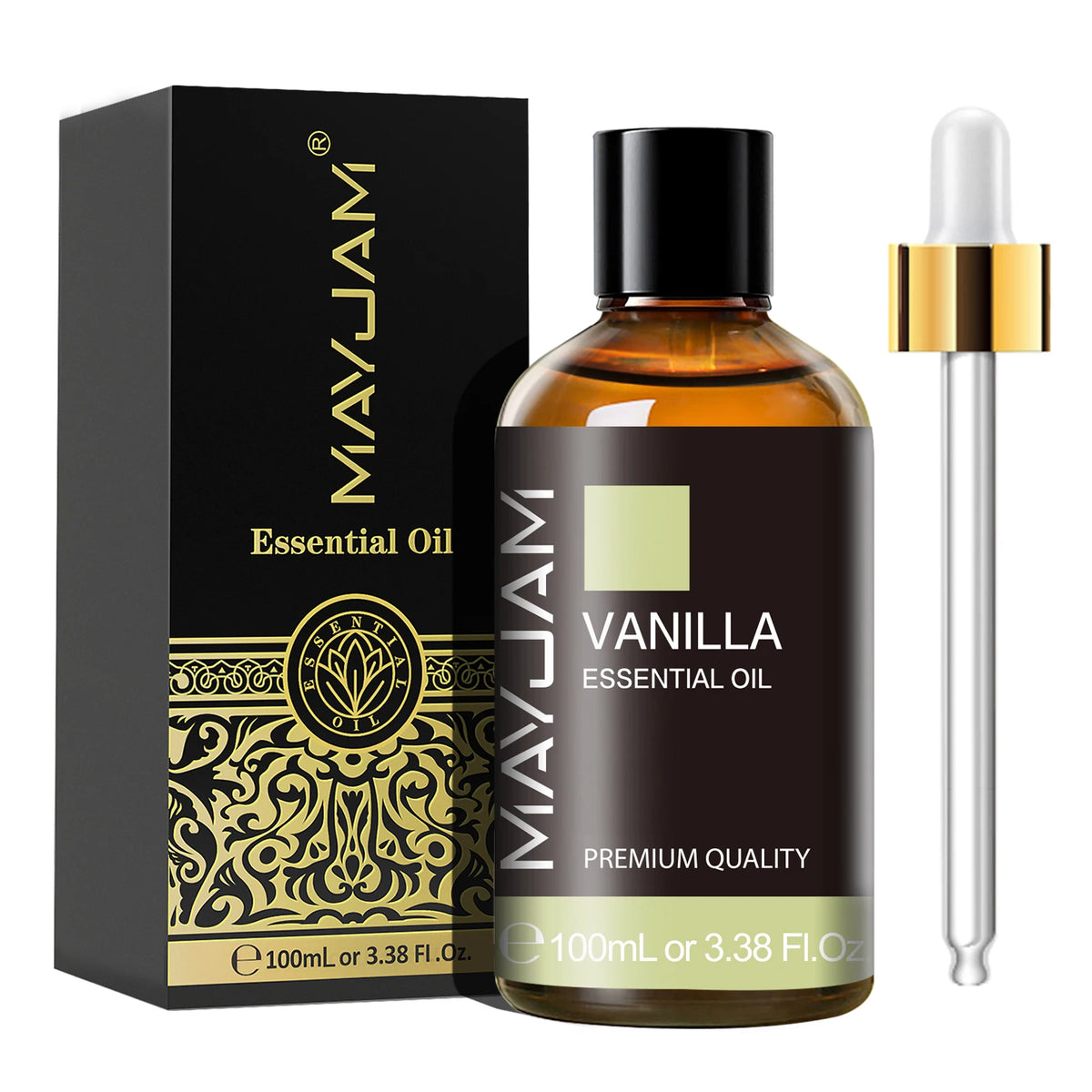 MAYJAM Vanilla Sweet Orange Eucalyptus Lavender Sandalwood Peppermint Bergamot Patchouli Scents 100ML Natural Essential Oils
