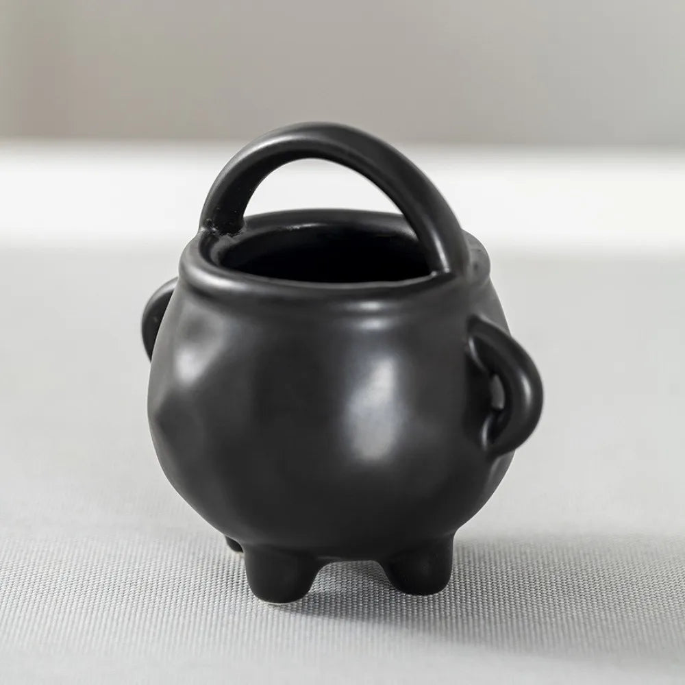 Creative Multi-functional Aromatherapy Burner Decorative Handmade Ceramic Oil Diffuser with Iron Hook Aroma Diffuser Yoga