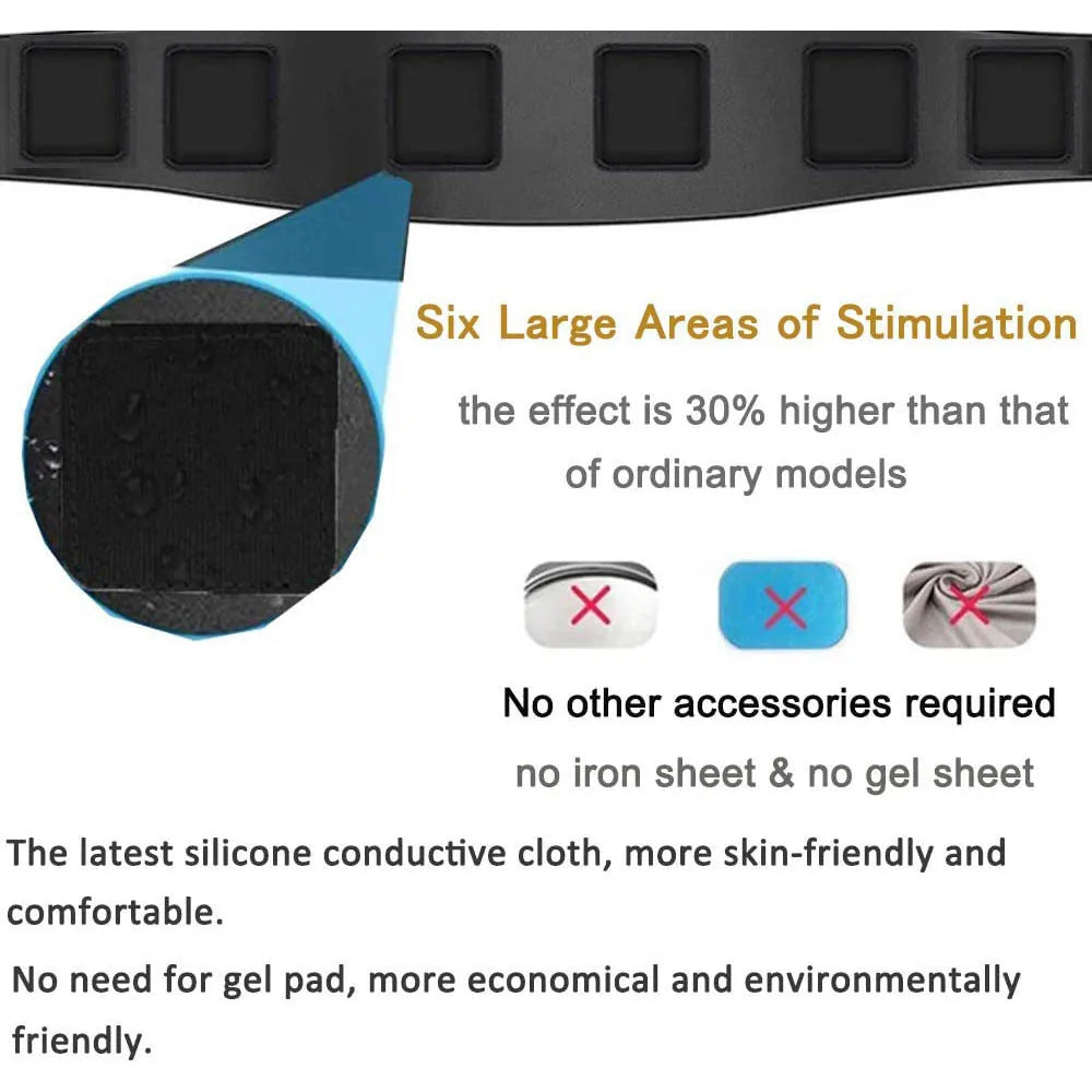 EMS intelligent fitness belt set, body shaping and weight reducing abdominal patch, fitness equipment, abdominal equipment set