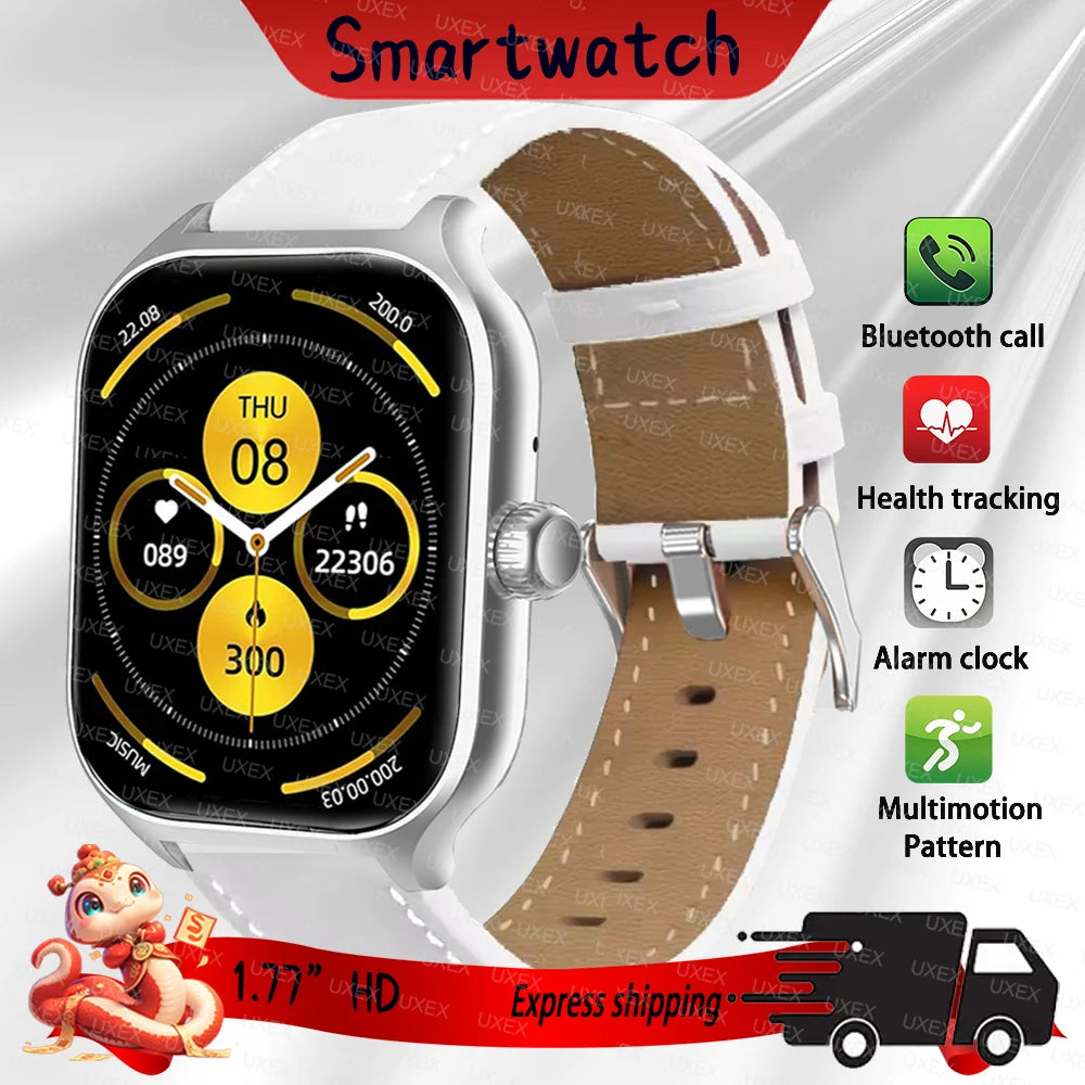 2026 New Fashion Smartwatch Men 2.01 HD Bluetooth Call Alarm Clock Custom Photo Health Tracking Watches Smart Women Offers Today