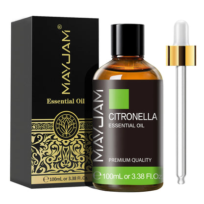 MAYJAM Vanilla Sweet Orange Eucalyptus Lavender Sandalwood Peppermint Bergamot Patchouli Scents 100ML Natural Essential Oils