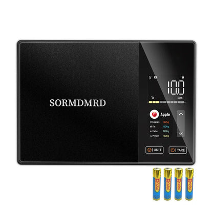 Smart Kitchen Scale Connects to Mobile App for Food Calorie Calculation Fitness Weight Loss Body Management,11 Lb / 5kg