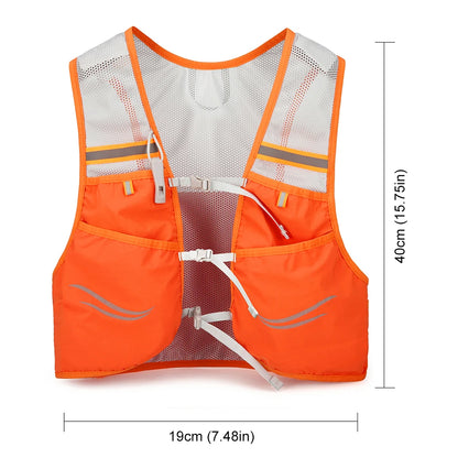 Hydration Jogging Vest Ultralight Breathable Hydration Vest Running Bag Running Race Hydration Vest for Cycling Marathon Hiking