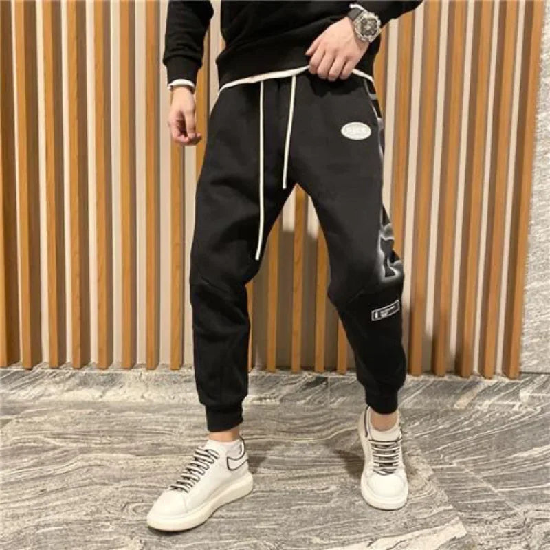 Trousers Athletic Black Jogger Men's Sweatpants Harem Man Sweat Pants Sport Track Fashion Trend Popular Casual Slacks Vintage
