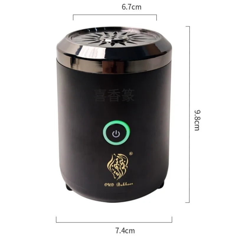 Black BK-18 Aromatherapy Machine Gift Box Set Mini Portable Home Indoor Car Essential Oils/Incense Materials Fragrance Burners