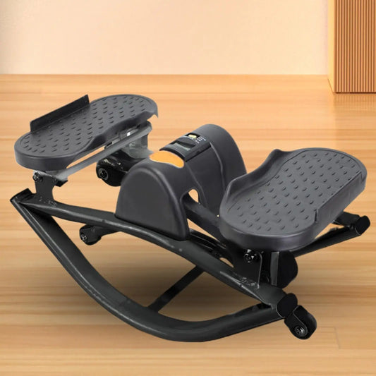 Rock Stepper Workout Exercise Equipment for Legs Glutes Low-Shock Lateral Steppers for Women Men Apartment Dorm Office Gym Home