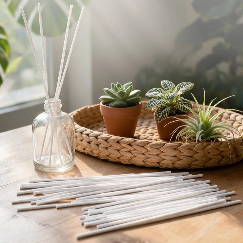 50/100/500 pcs Home and Hotel Aromatherapy Diffuser Sticks: High-Density, Highly Absorbent Essential Oil Diffuser Sticks