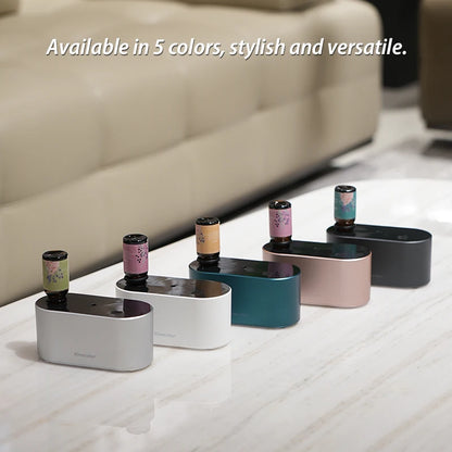 Electric Aromatherapy Diffuser Machines Waterless Aroma Diffusers Work with Essential Oils Bottles Emit Fragrances Perfect
