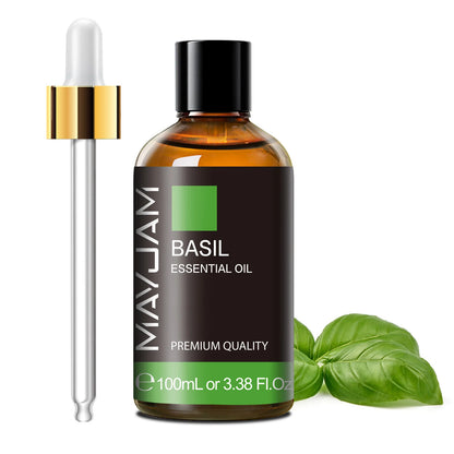100ML Pure Plant Essential Oil Mint Bergamot Patchouli Citronella Lemongrass Chamomile Cedarwood For Reed Diffuser Humidifier