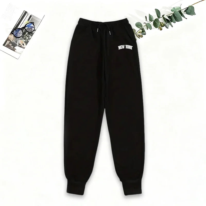 2025 New Women's Matching Set Hooded Sweatshirt and Jogger Pants Casual Streetwear Outfit Fall Winter Lounge Female Wear Hoodie